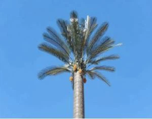 Turnul monopol al telecomunicațiilor din structuri de oțel deghizat galvanizat